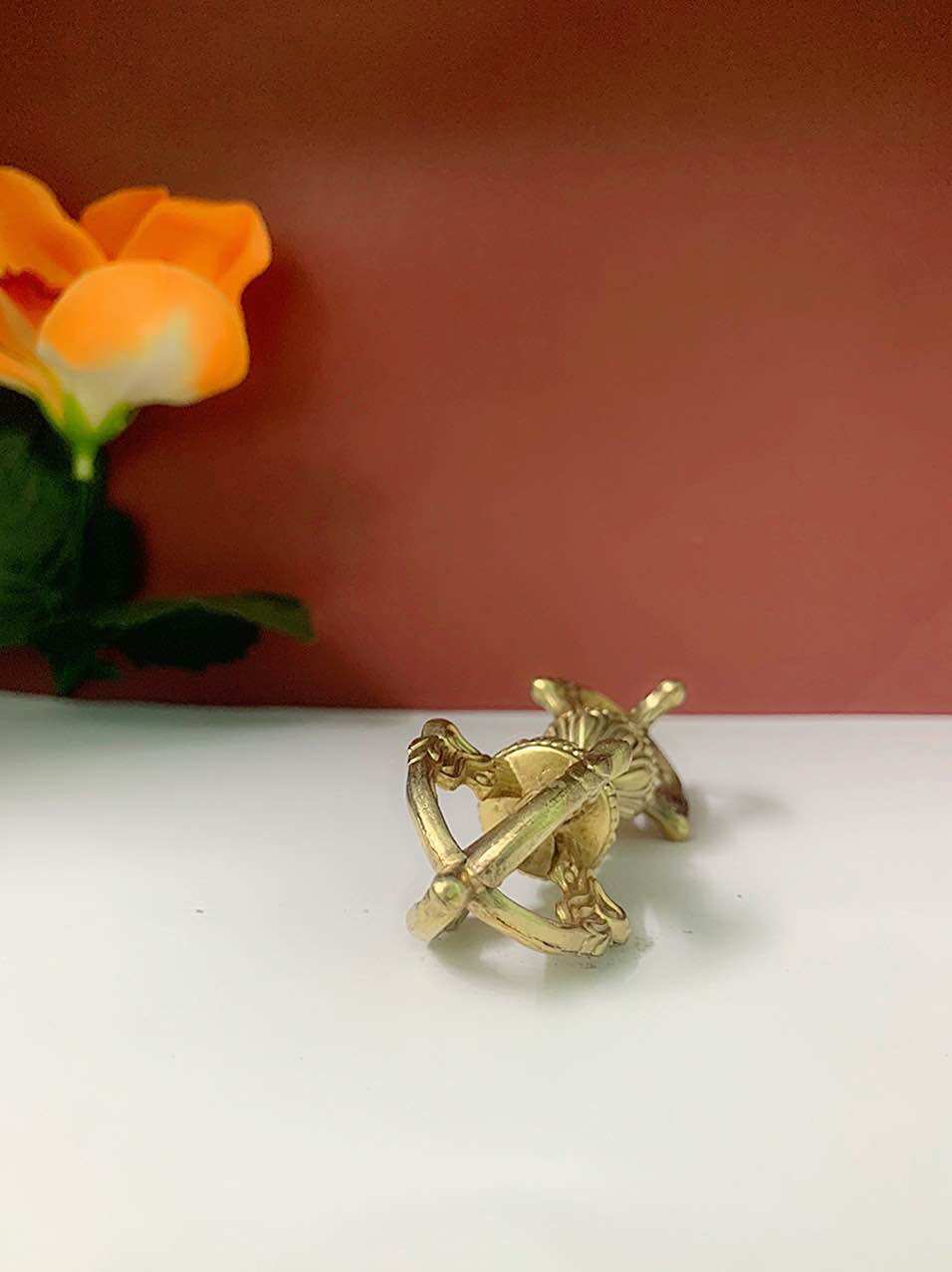 Chày kim cang 4 chấu đồng vàng 10 cm