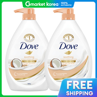Dove | Sữa Tắm Hương Dừa 1L x 2 Chai Làm Sạch Nhẹ Nhàng Sảng Khoái
