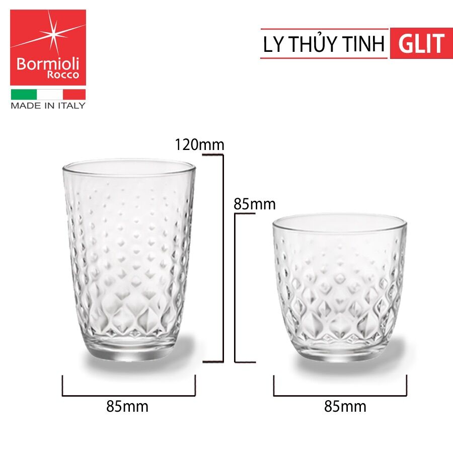 Ly thủy tinh Glit