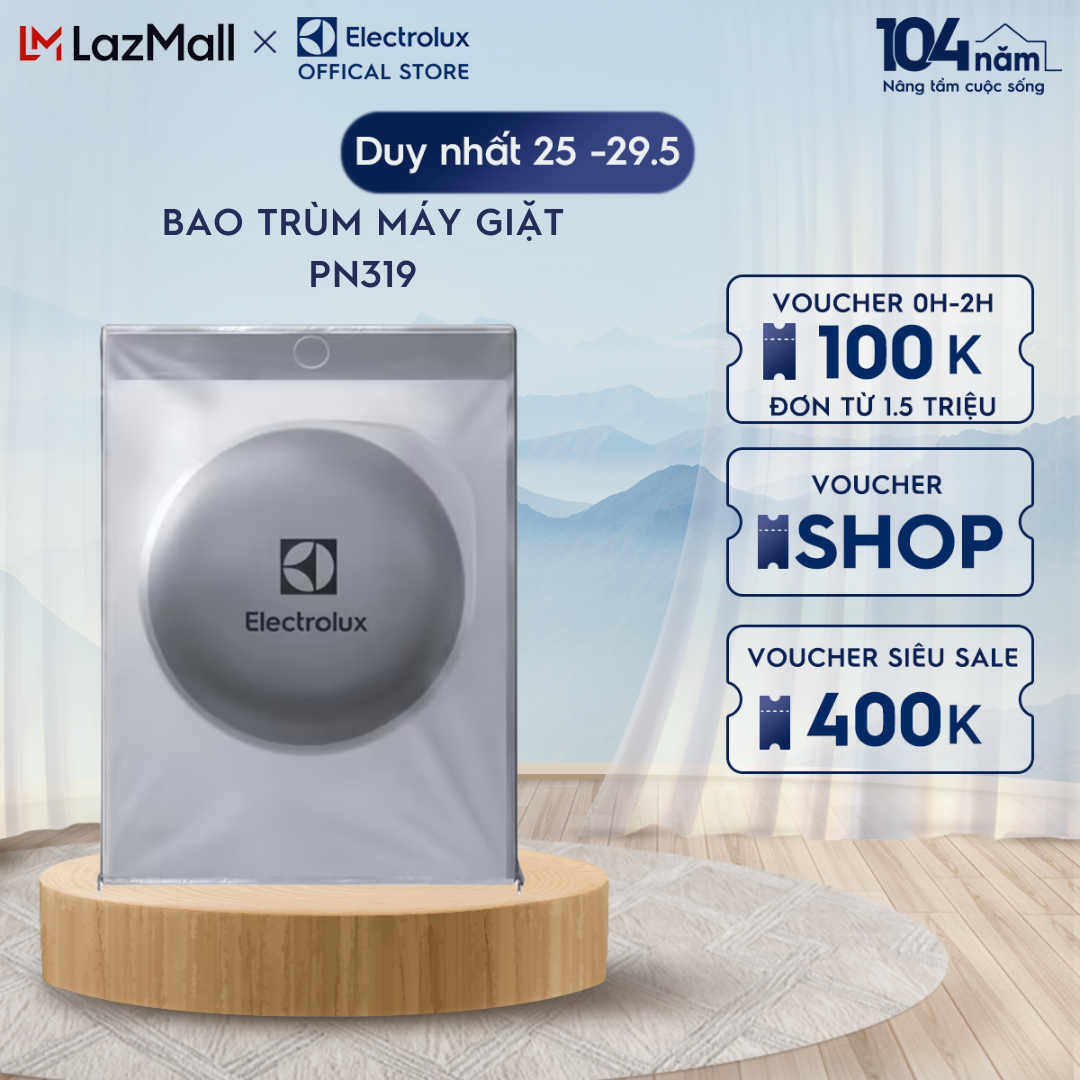 Bao trùm máy giặt sấy Electrolux nâng cao tuổi thọ thiết bị giặt sấy