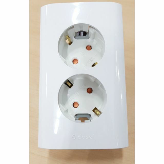Ổ cắm điện âm tường hàn quốc dlc 2218 dosel chính hãng điện áp 16a /250v~