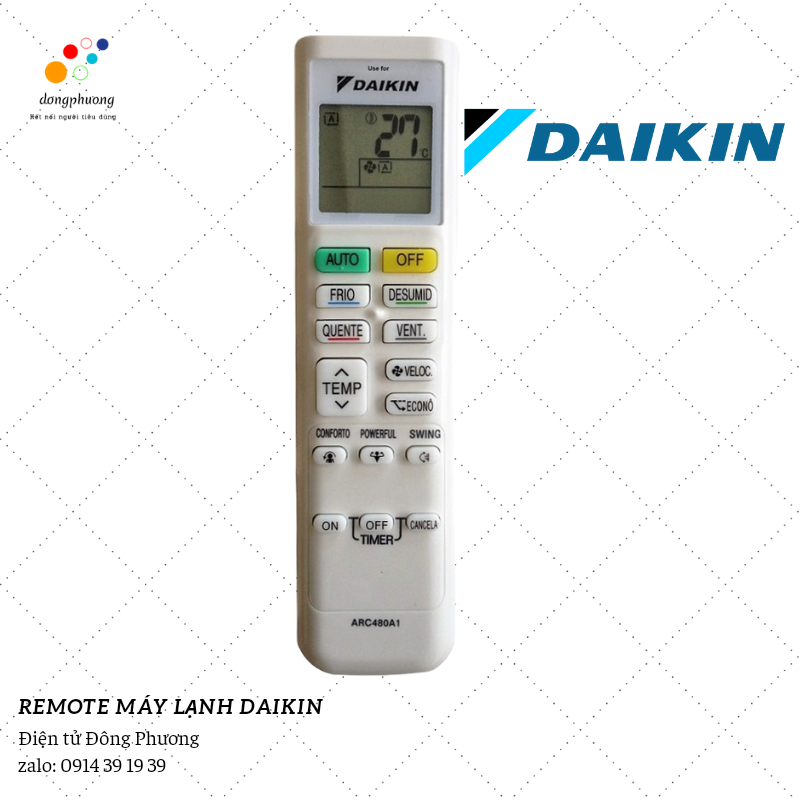 Remote điều khiển điều hòa DAIKIN