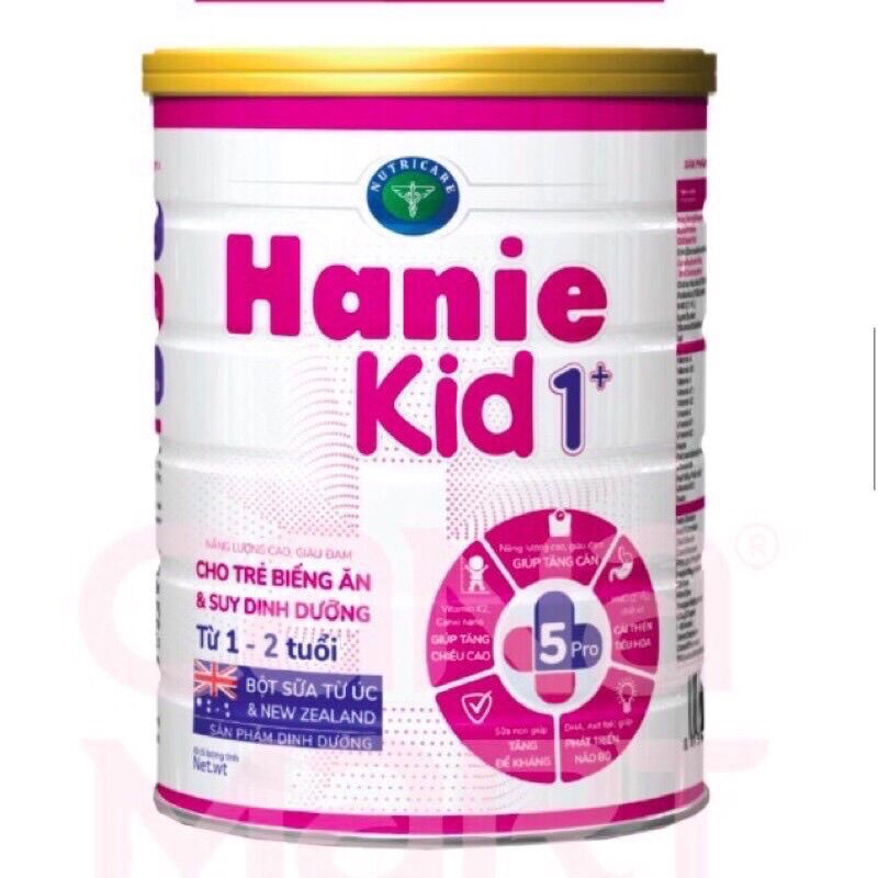 Sữa bột hanie kid 1+ 900g