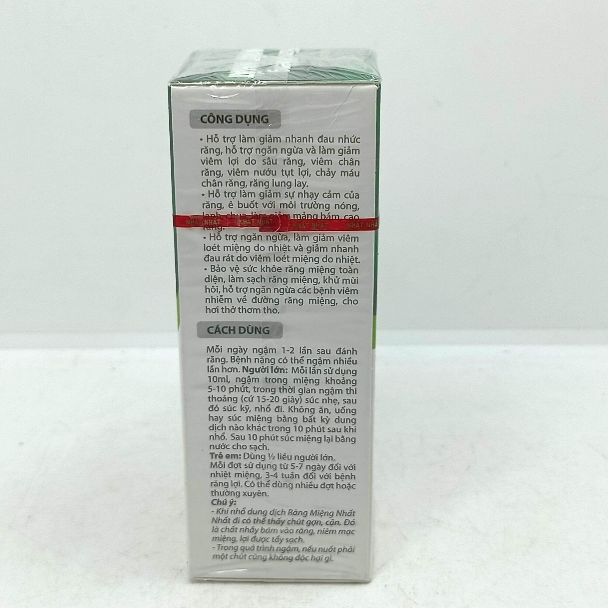 Nước ngậm răng miệng Nhât Nhât chai 120ml
