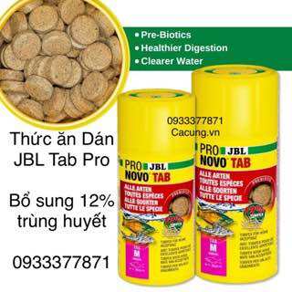Thức ăn cá jbl dạng tab dính của đức 150g