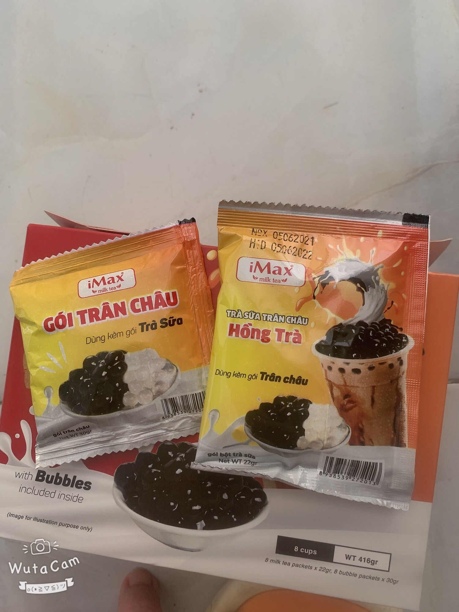 Sét 2 gói trà sữa trân châu tự pha ( 2 gói =1 ly)