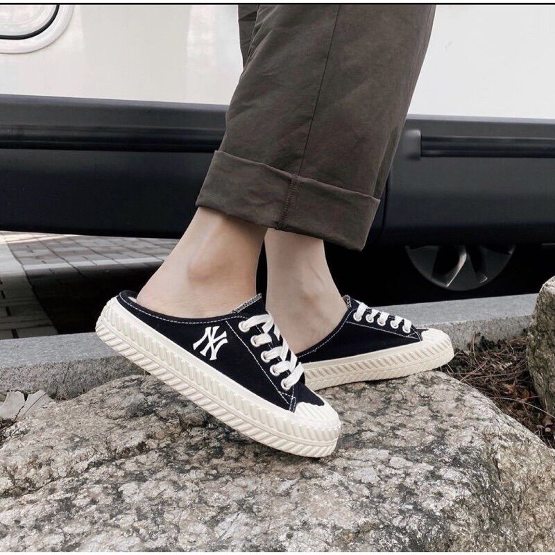 [Chính hãng] Dép sục MLB Mule đen