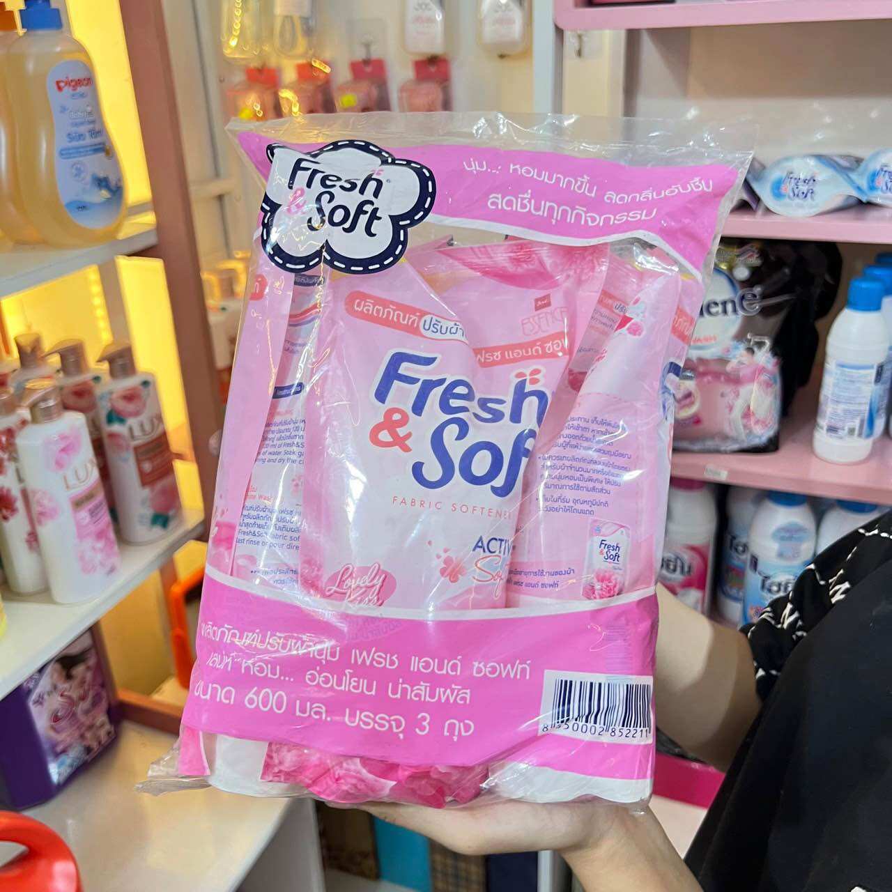 ( Lẻ 1 túi ) Nước xả vải Fresh Soft Thái Lan 500ml/1 túi