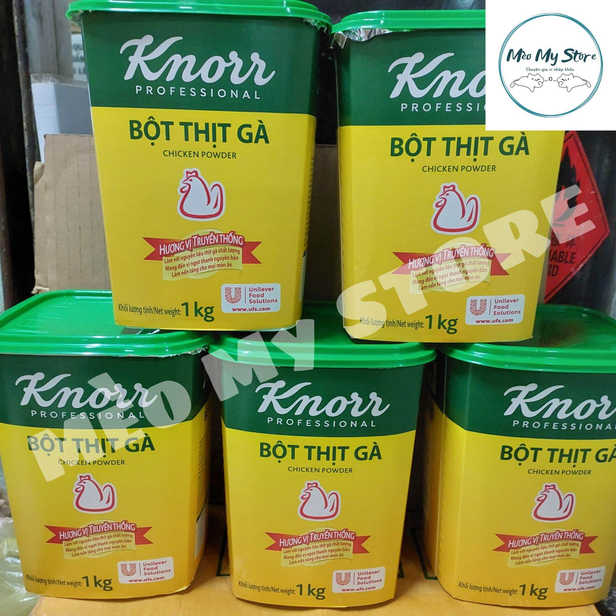 Bột Thịt Gà, Bột Nêm Gà Knorr hộp 1Kg