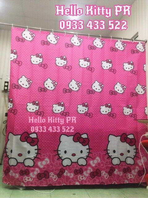 [Freeship MAX] Màn rèm HelloKitty PR 180*180cm