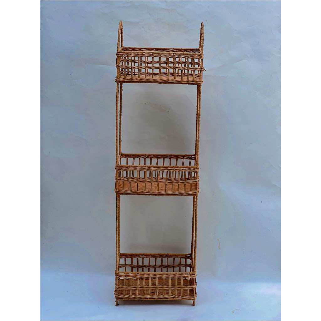 Kệ 3 ngăn đan mây (30x20x110cm)