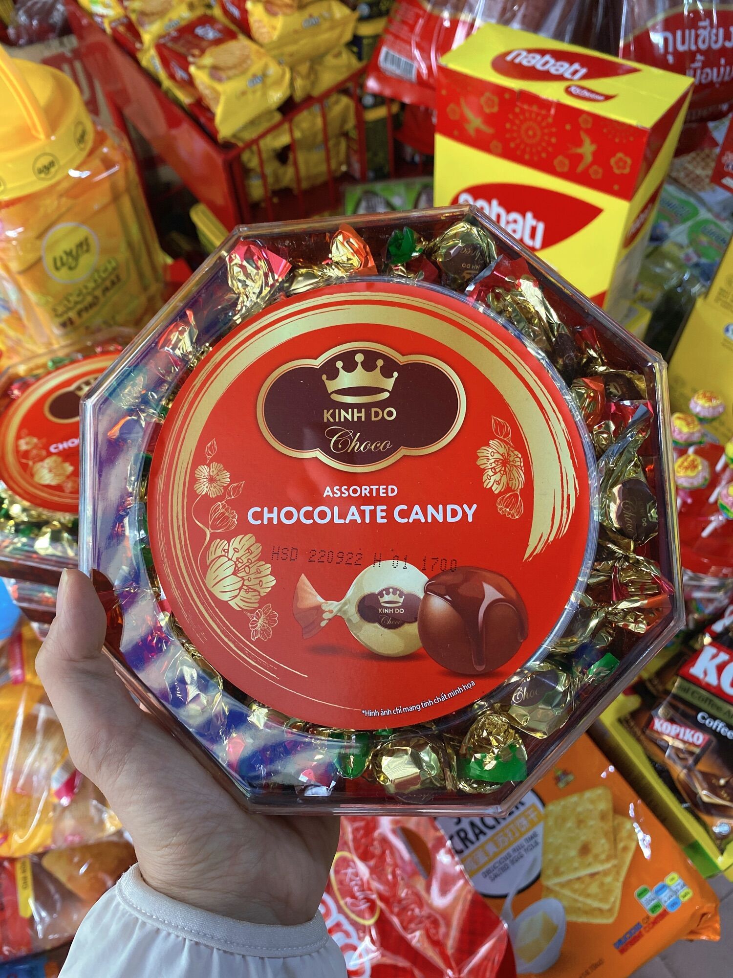 ( PHIÊN BẢN TẾT) 🧧🧧 KẸO SÔ-CÔ-LA THẬP CẨM GÓI 330G