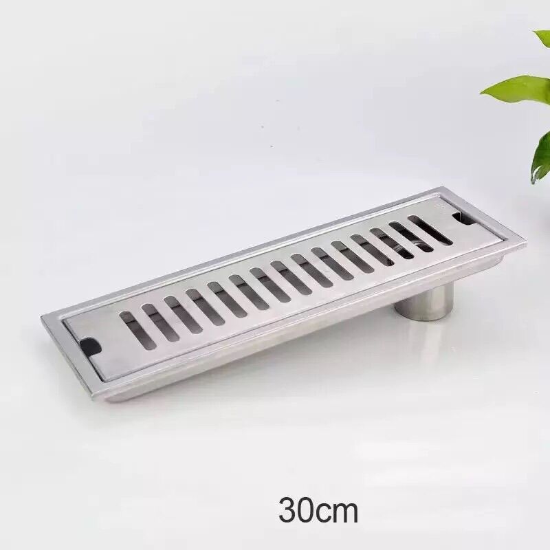 Thoát sàn dài inox 304 ống xả lệch, phiễu thoát sàn dài lỗ thoát nước lệch cao cấp nhập khẩu