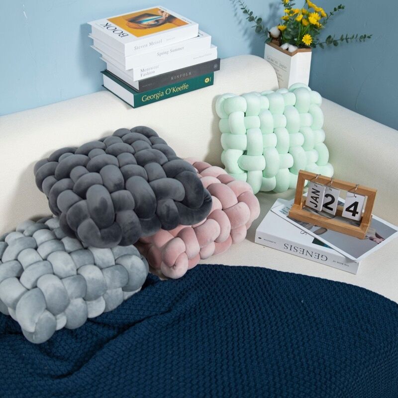 Len Khổng Lồ Chunky Đan Móc Chăn Thảm, Túi Xách, Nôi...
