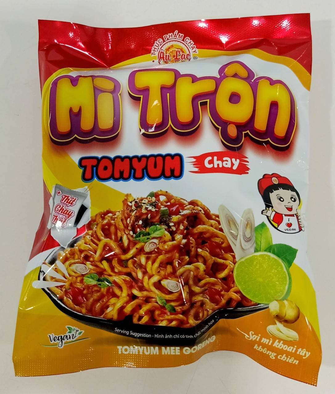 Mì Trộn Tomyum Chay Siêu Ngon Bắt Miệng (Sợi Mì Khoai Tây Dai Không Chiên)