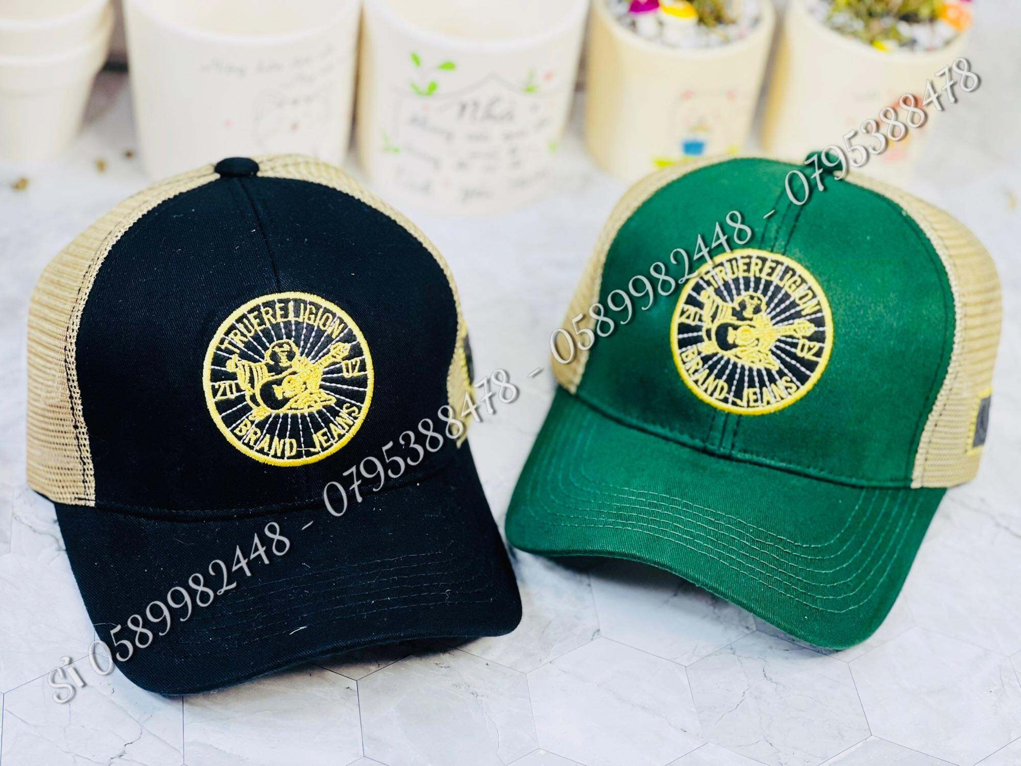 Nón kết lưỡi trai thêu ÔNG ĐỊA mạc tròn phối lưới cá tính nam nữ