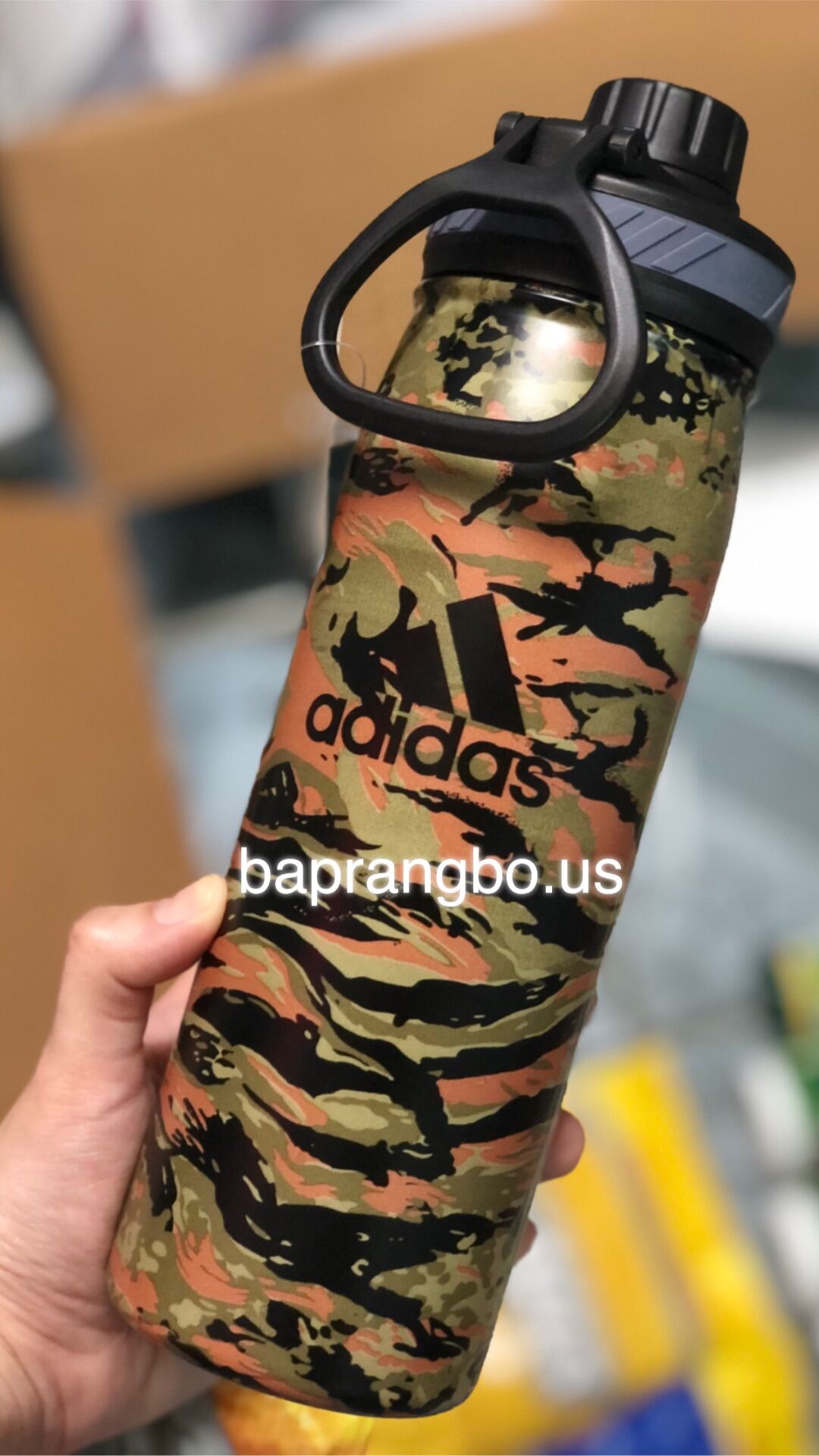 Binh giu nhiet Adidas ching hang 600ml-Fullbill-Cam ket Authentic