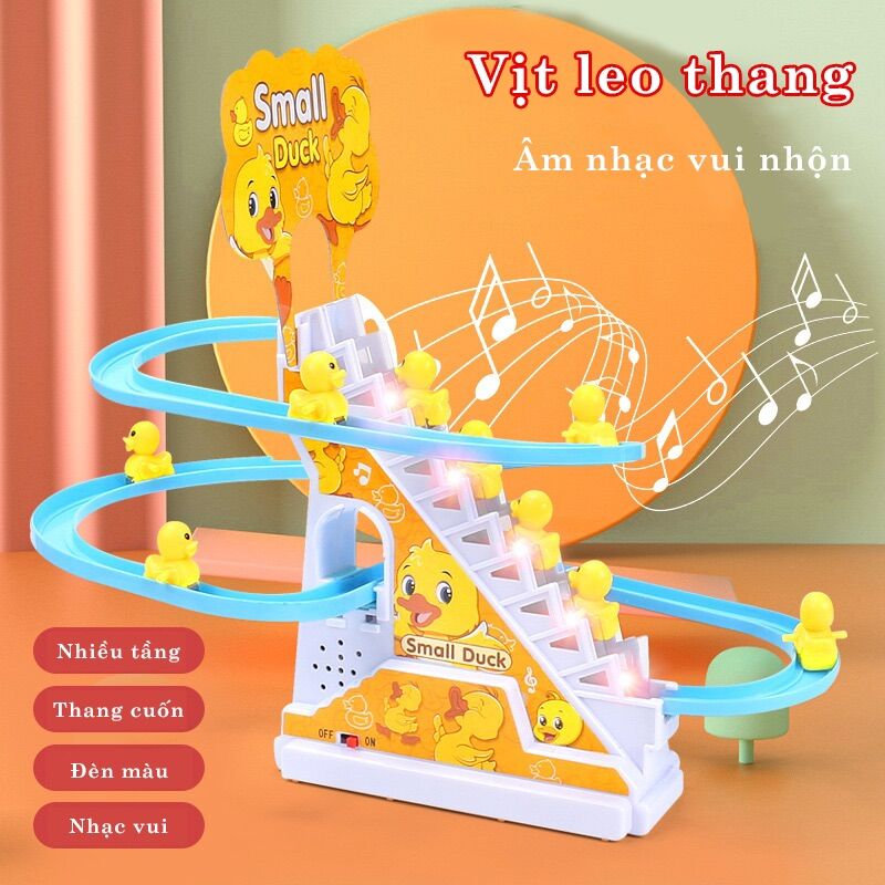 Bộ đồ chơi vịt leo cầu thang cho bé