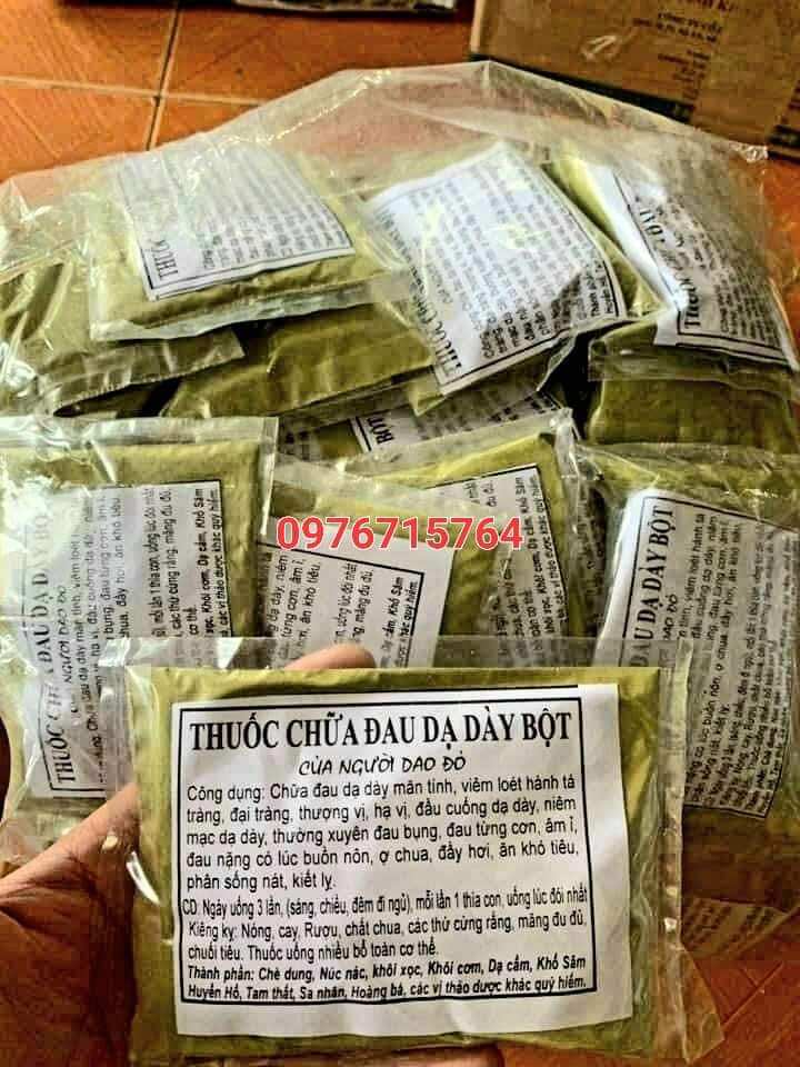Dạ Dày Dạng Bột Dân Tộc Dao Đỏ ( gói 80- 100gram)