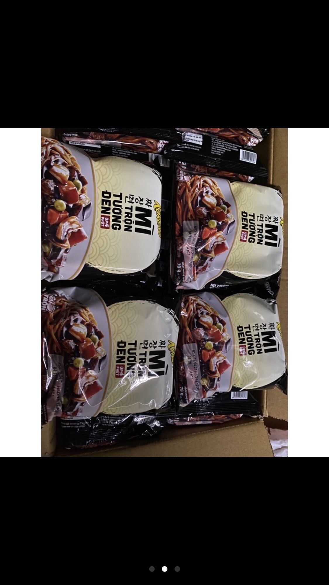 MÌ TƯƠNG ĐEN KORENO (1 thùng /20goi/75g)