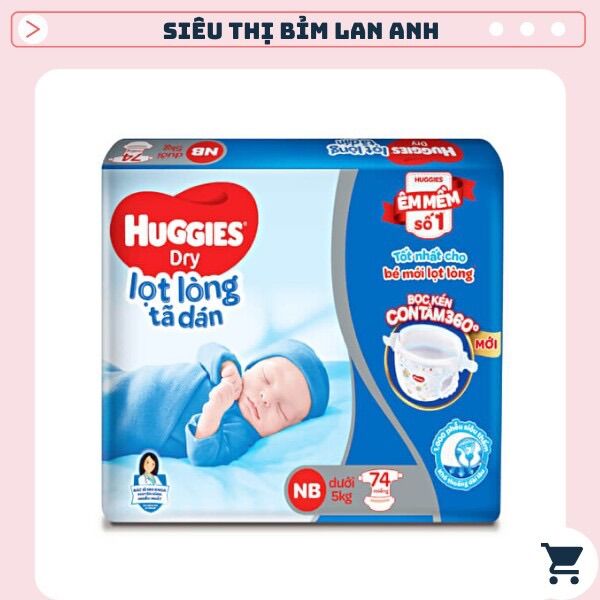Bỉm-Tã dán Huggies side L 42 miếng (9-14kg)