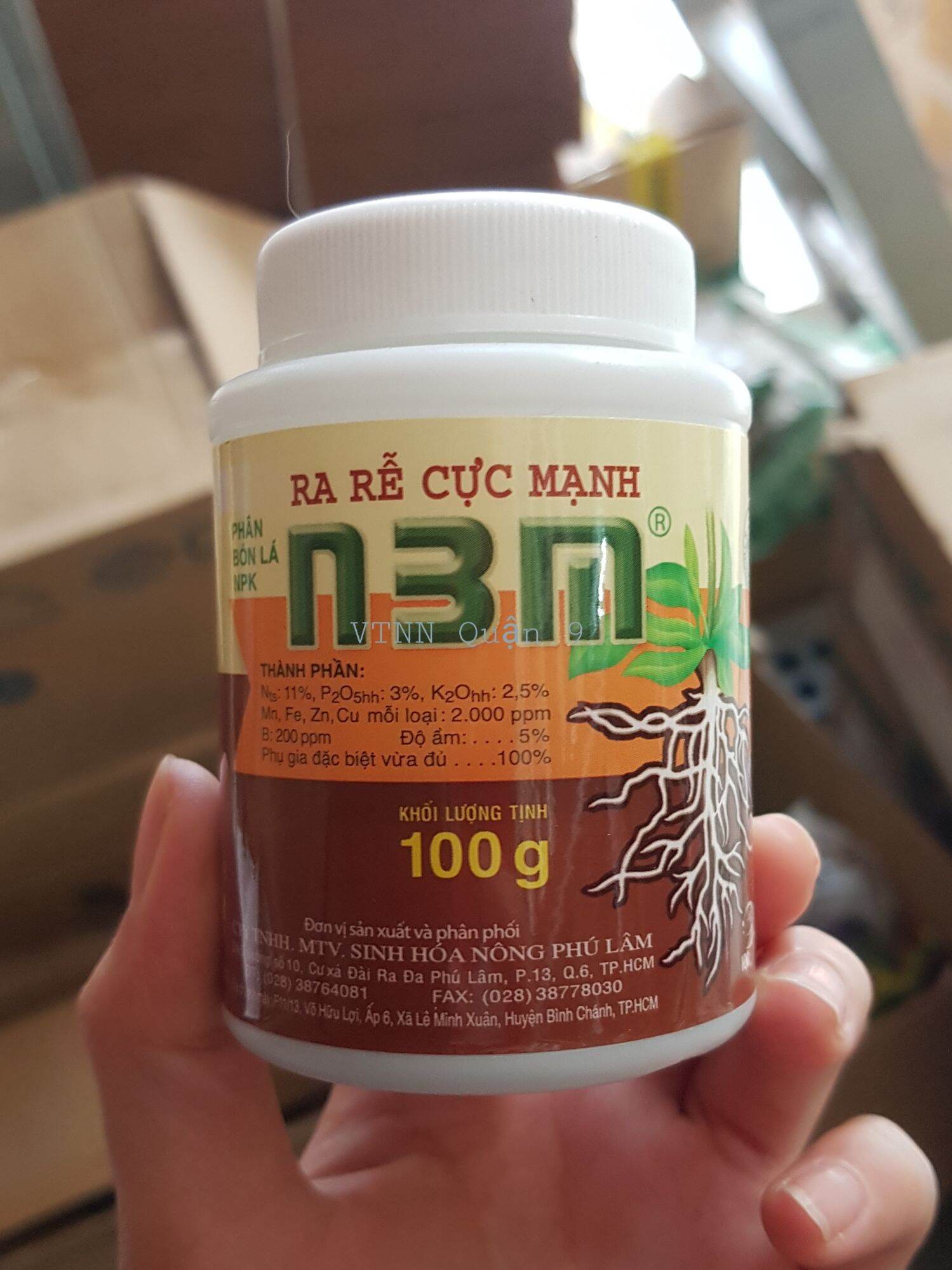 Phân bón ra rễ n3m 100gr