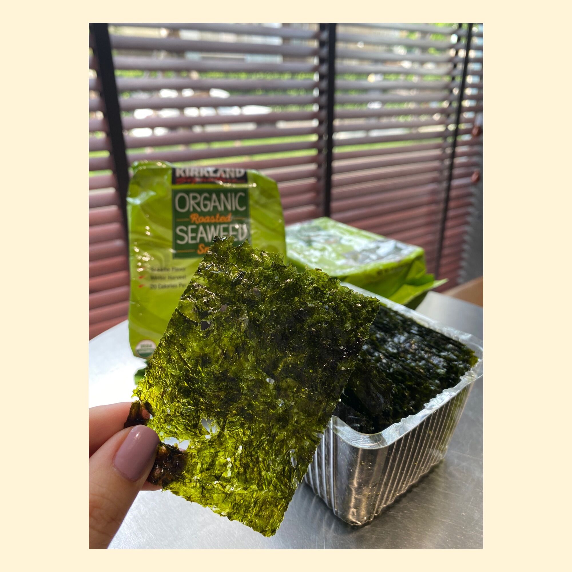 Rong biển Organic Kirkland của Mỹ 17gr