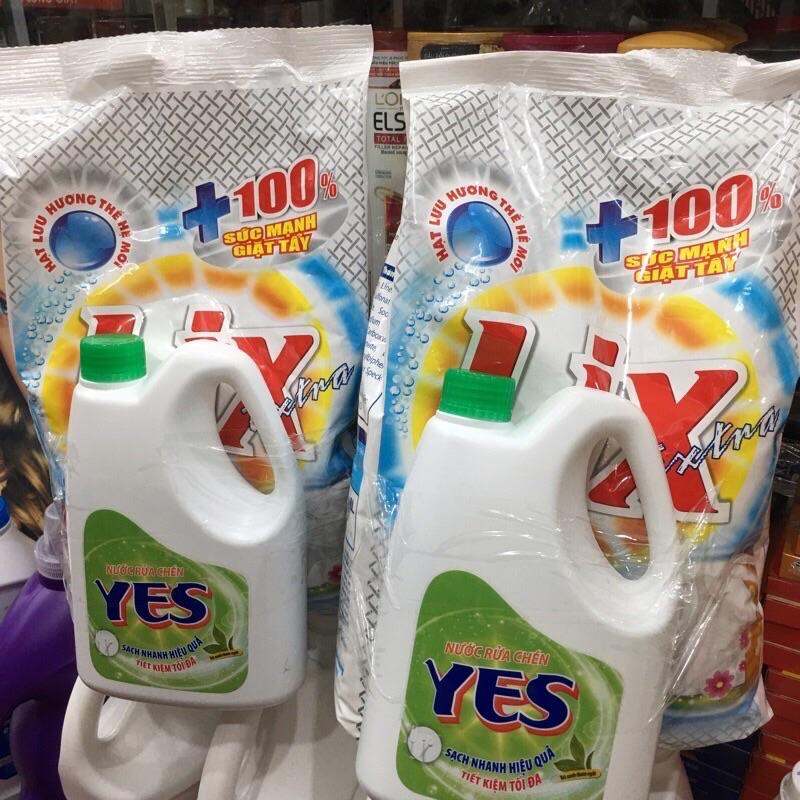 Bột Giặt Lix 5.5kg - tặng kèm