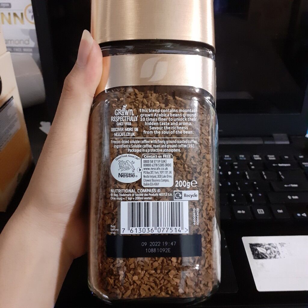 Nescafe gold belend hủ 200g