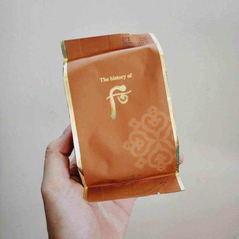 Lõi Phấn nước tái sinh Whoo Radiant Essence Cushion SPF50+/PA+++ [tách sét]