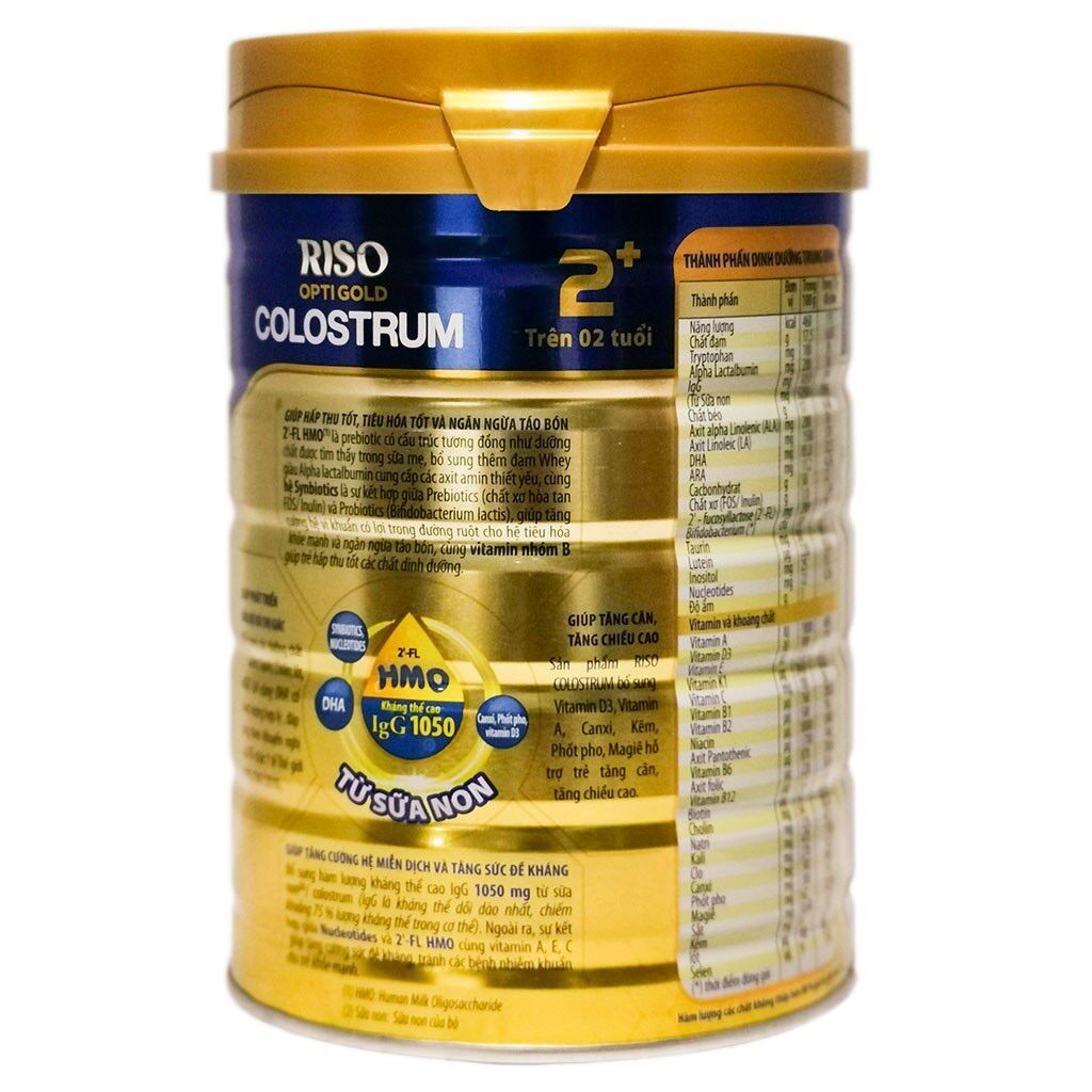 Sữa Non Riso Colostrum 2+ 800g - Cho Bé Từ 2 tuổi trở lên