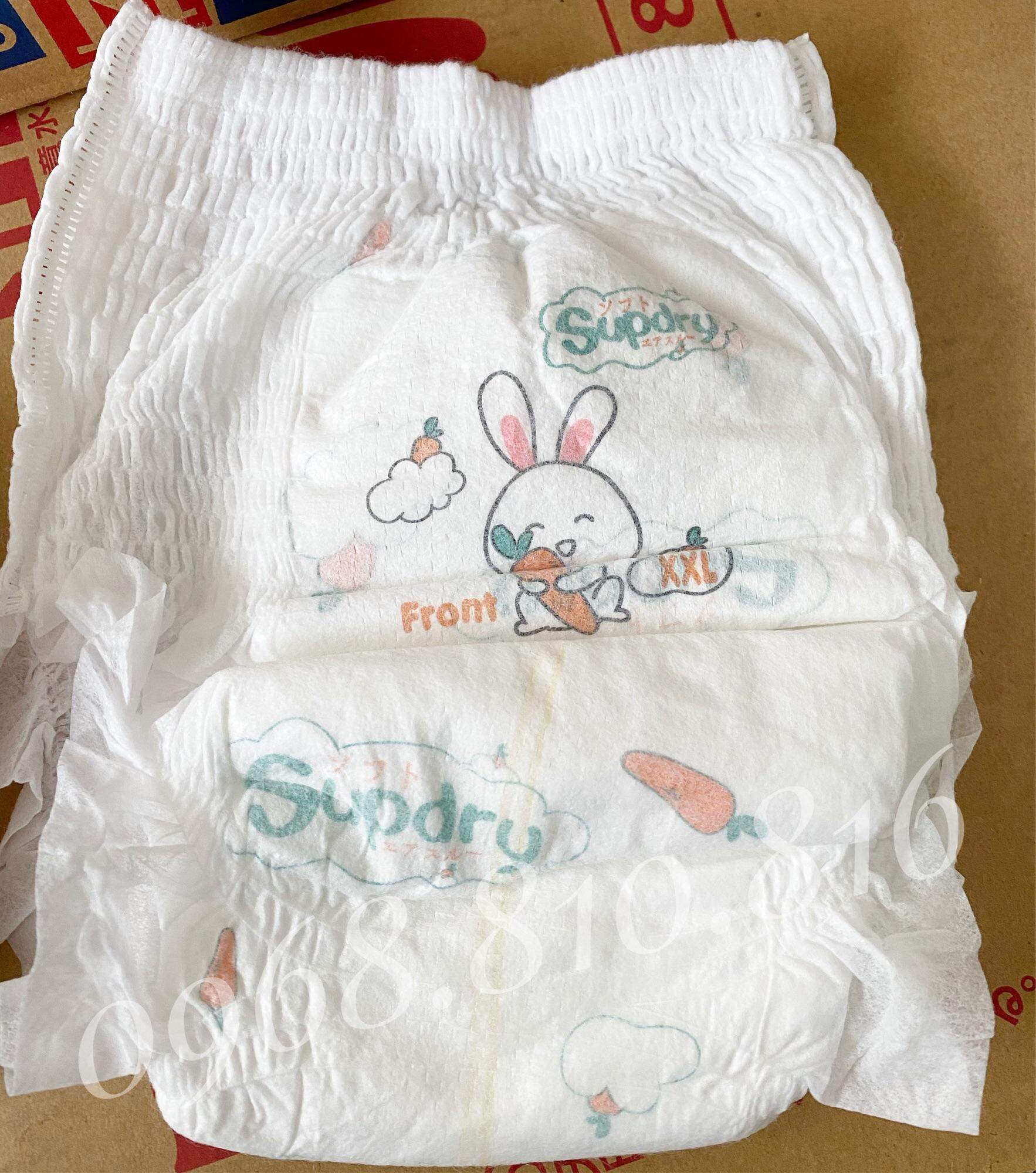 Tả/Bỉm SUPDRY/ SUPDRY PREMIUM CAO CẤP nội địa Trung DÁN/QUẦN Size S78/M66/L58/XL52/XXL50/XXXL46