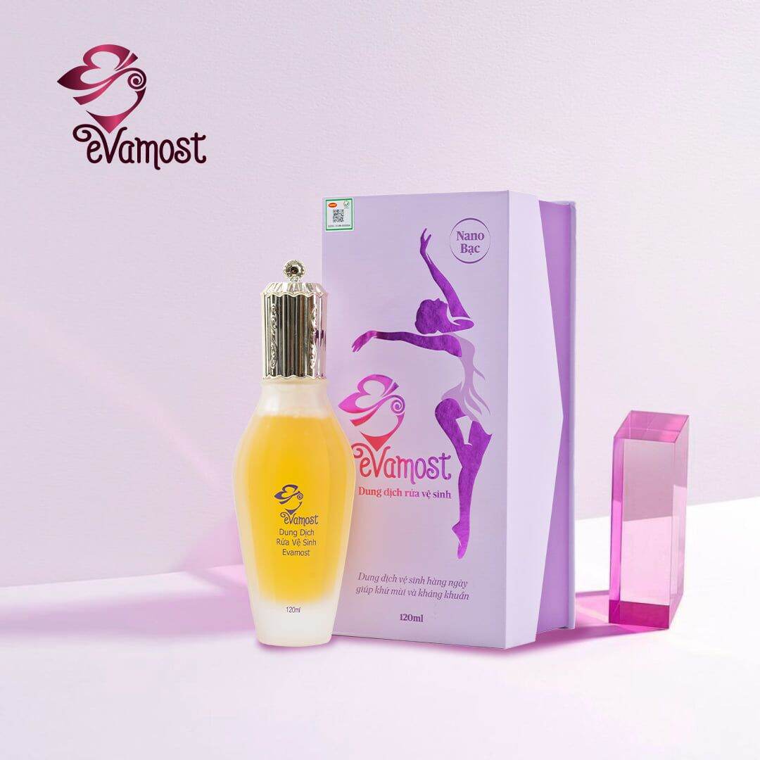 [HCM]dung dich vê sinh Evamost 120 ml (tem cào)
