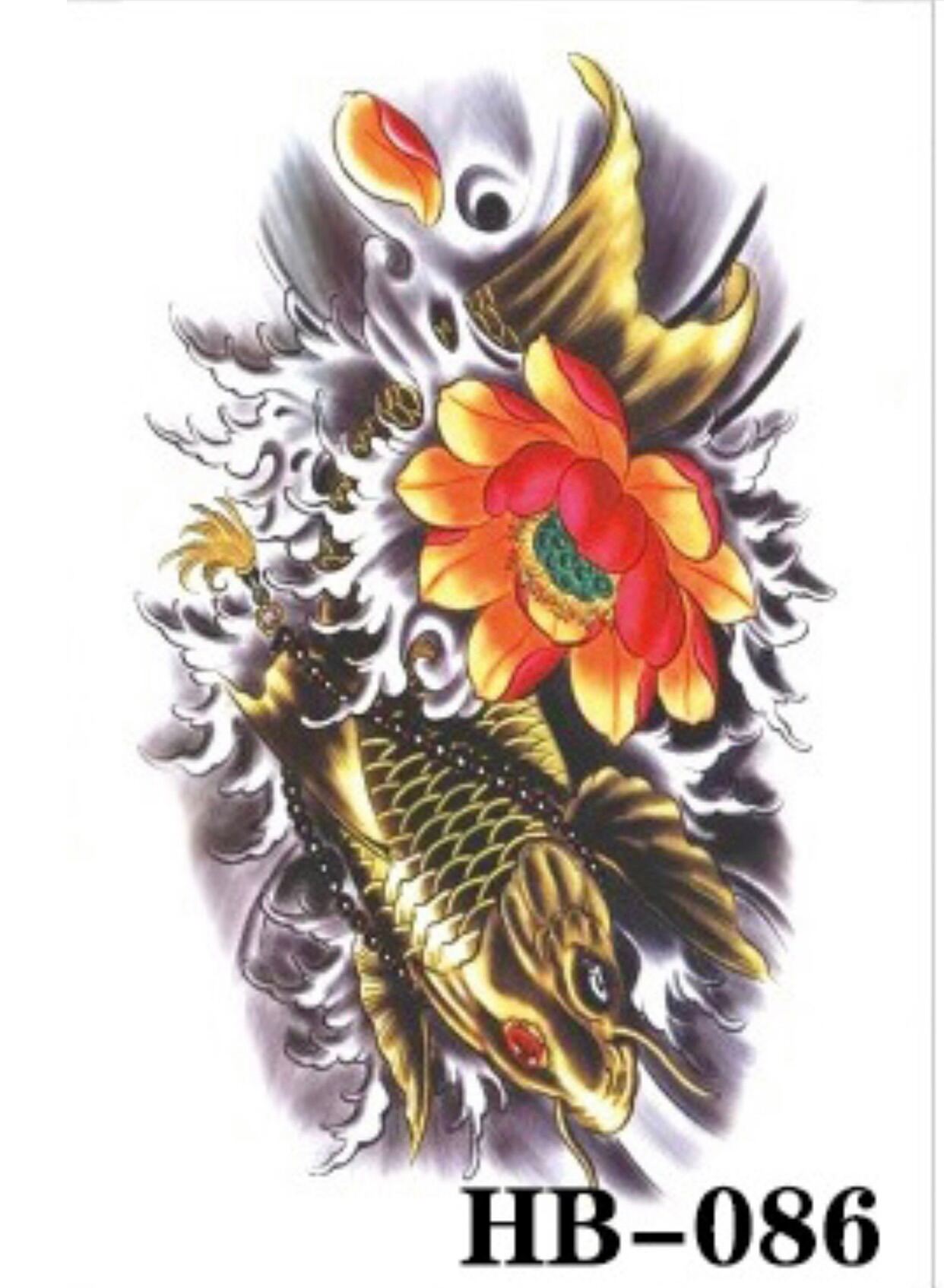 2 Hình Xăm Dán Công Nghệ 6D Mới Mẫu Hb_086