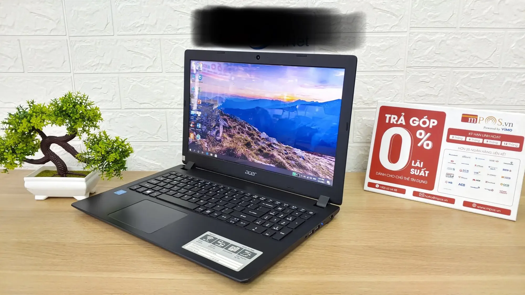 [Trả góp 0%]Acer Aspire A315 Pentium N4200 Ram 4GB HDD 500GB 15.6inch