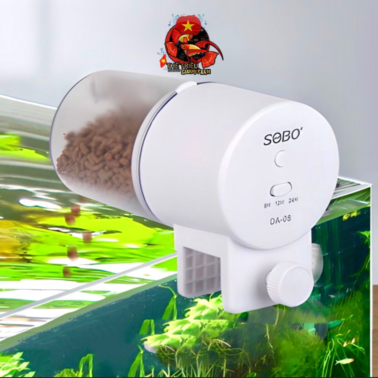 Máy cho cá ăn tự động sobo da-08