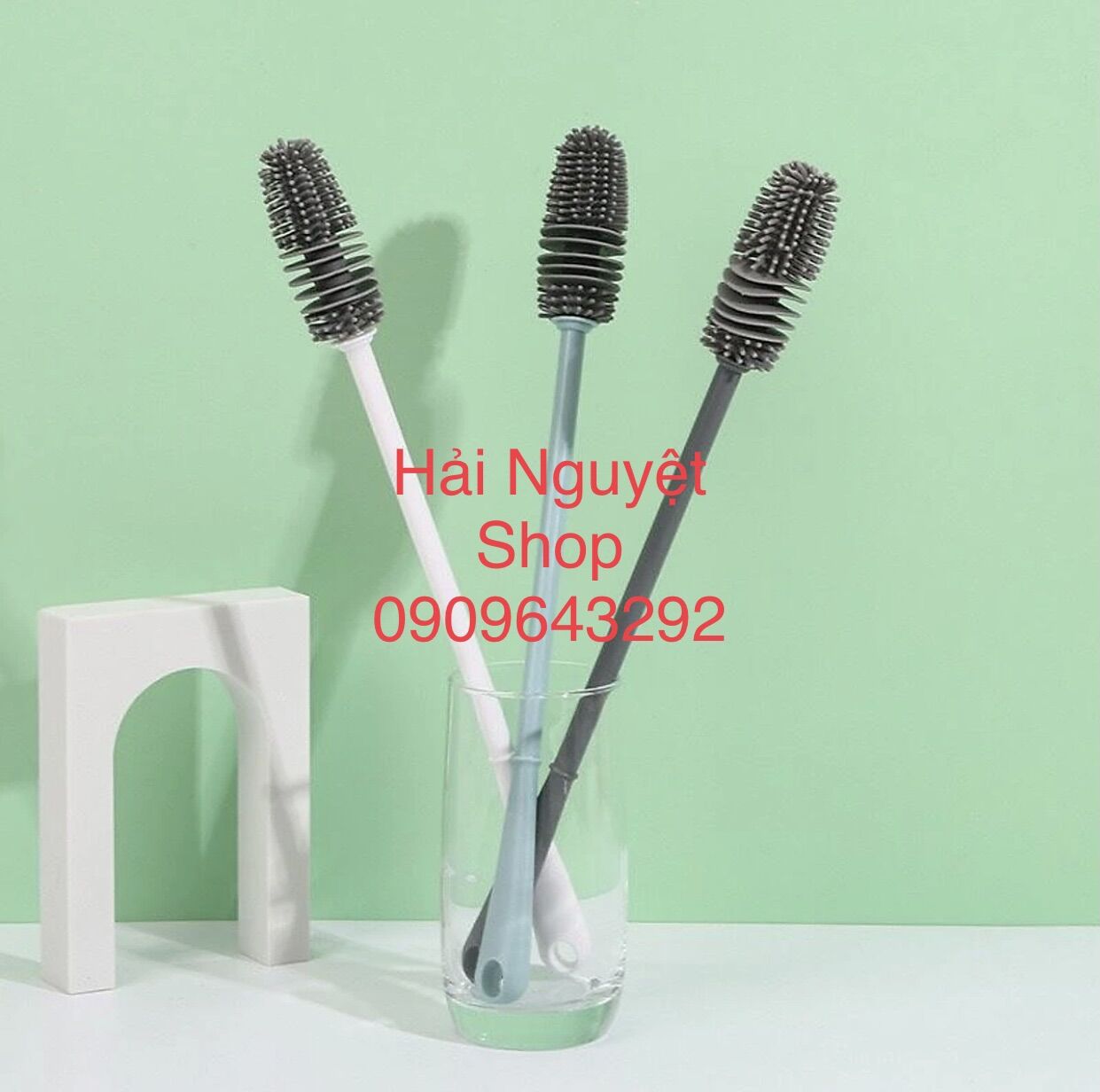 Cọ rửa ly/ bình bằng silicon