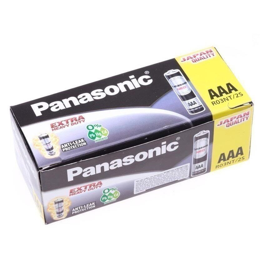 1 Hộp 60 viên pin panasonic R03NT/2S (đen - AAA hộp 60 viên)