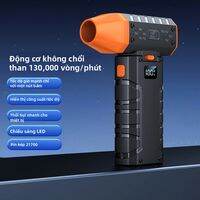 Quạt Thổi Không Chổi Than Violent Fan 400000 Vòng/phút, Máy Hút Bụi, Làm Sạch Bụi Với Gió Mạnh 58m/s, Sạc Mạnh Mẽ, Máy Thổi Turbo 2025