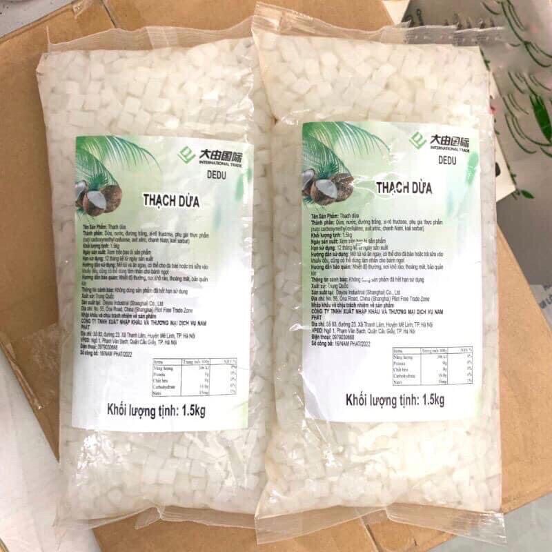 Thạch dừa giòn Đài Loan 1.5kg