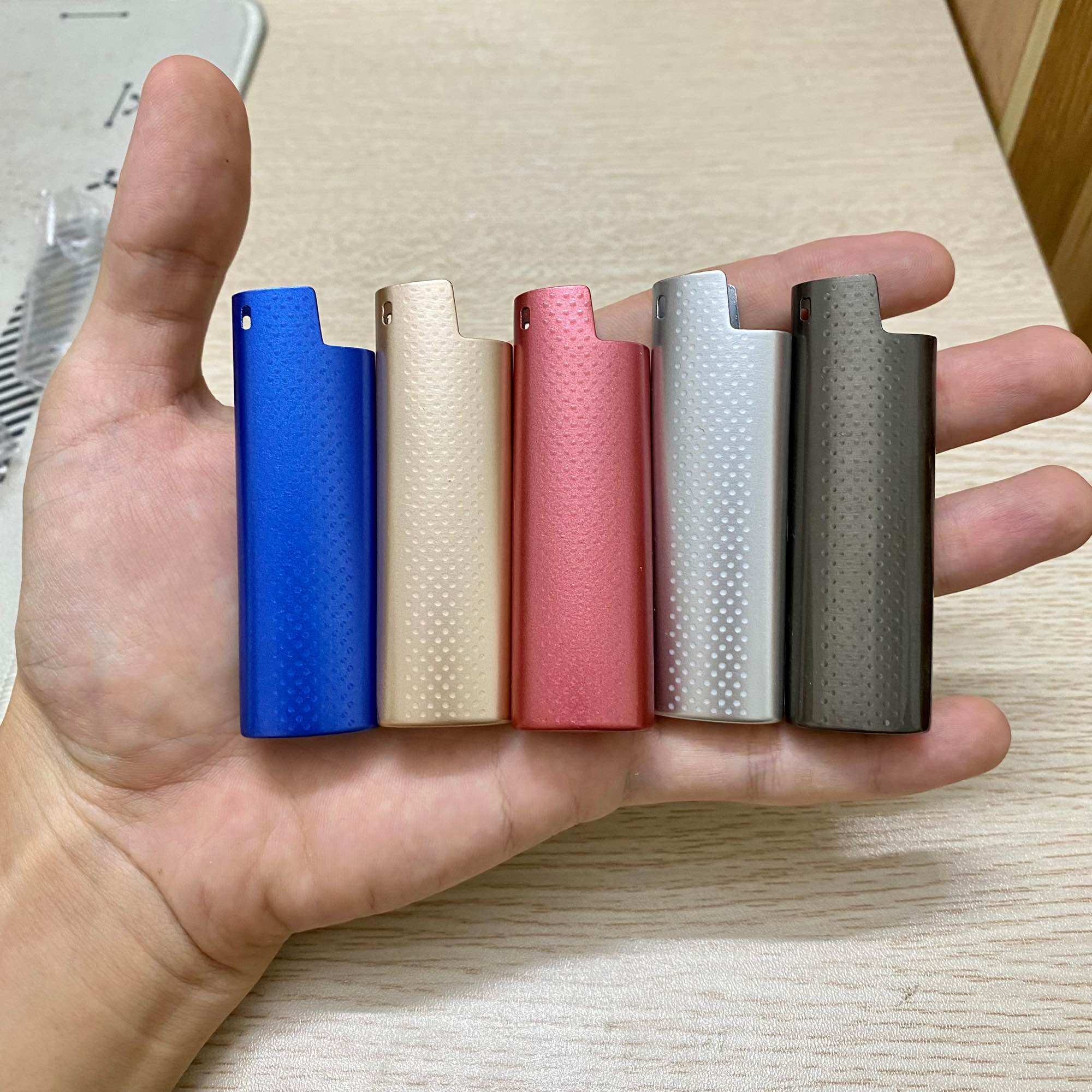Vỏ Bật Lửa Bic j3 (Kim Loại Sơn Sần)