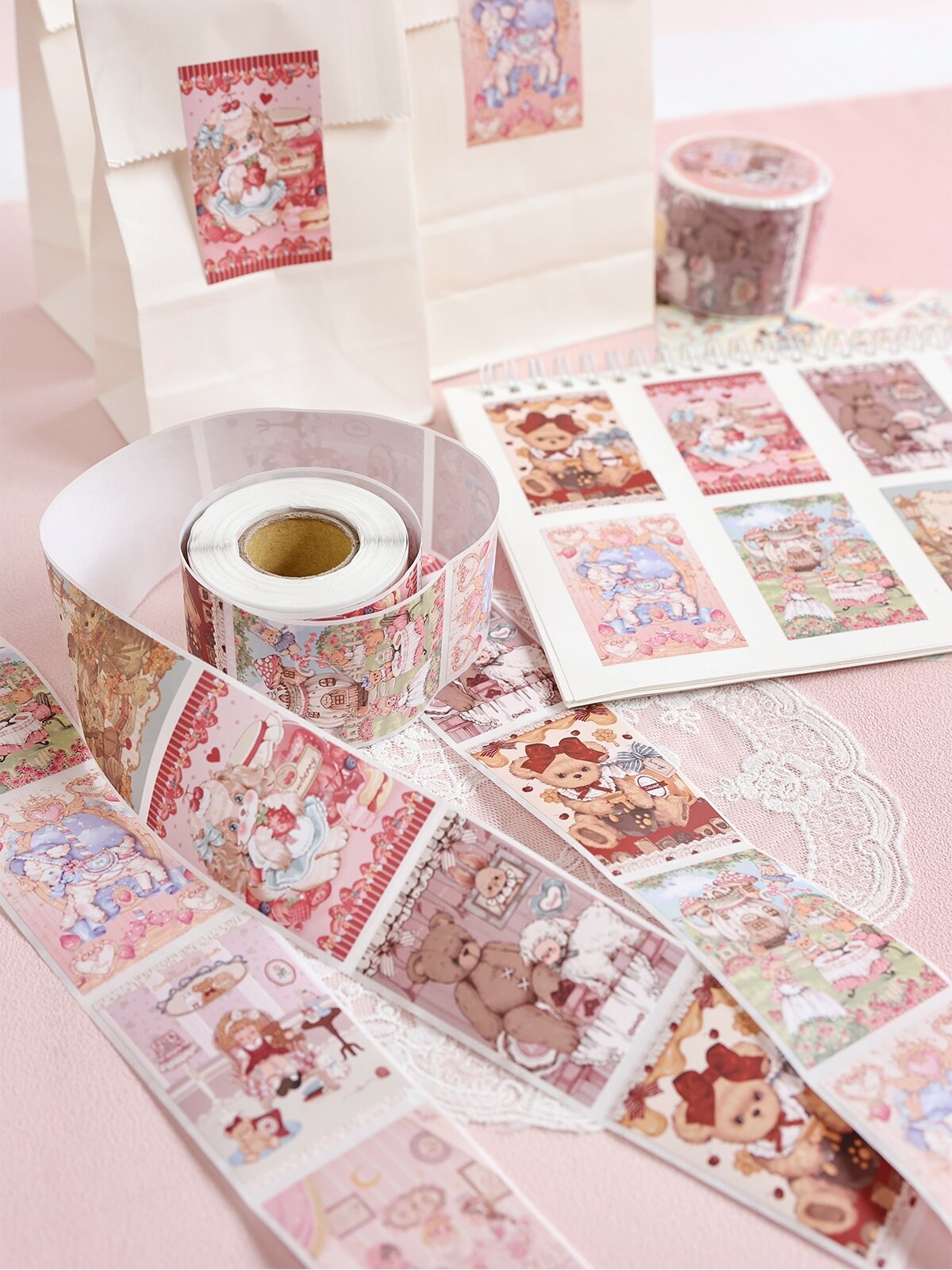 Sticker Washi Hình Dán dễ thương