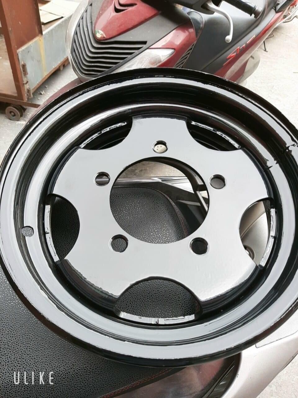 Mâm 5 ốc bánh đơn theo xe ba gác