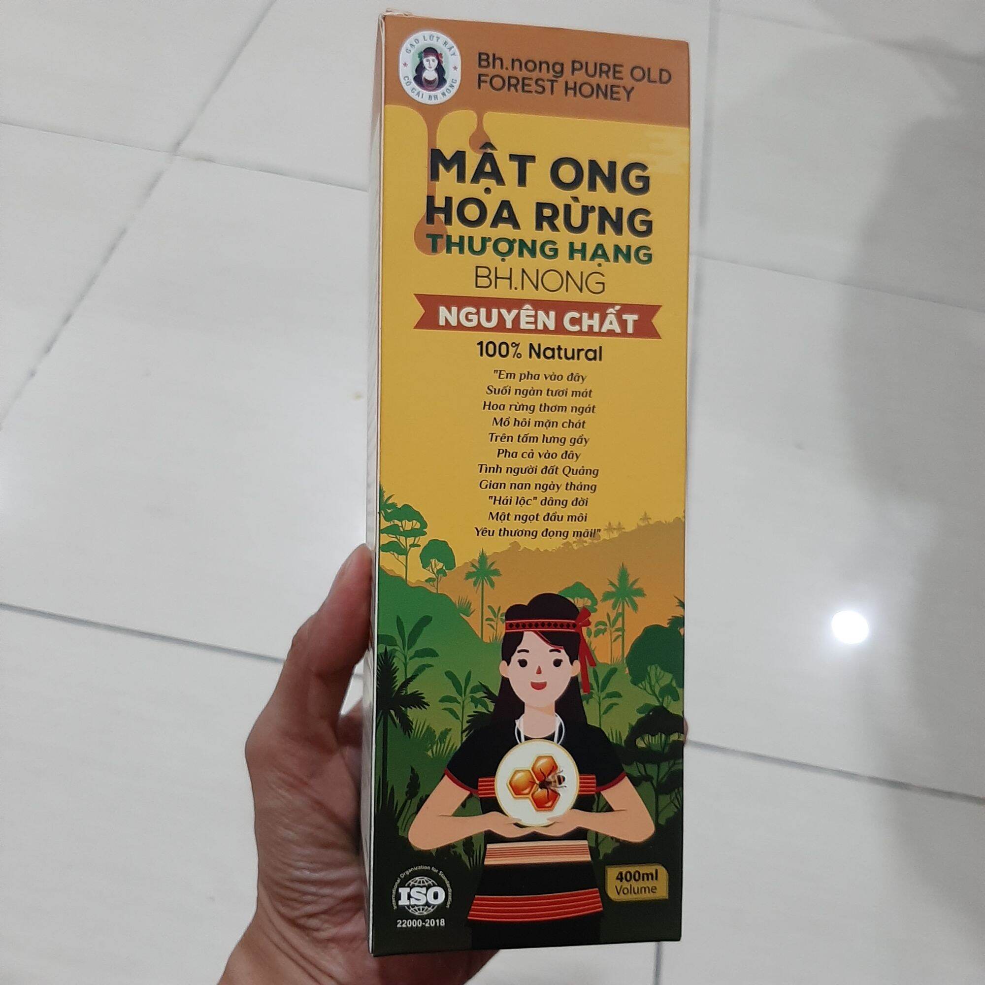 Mật ong hoa rừng Bhnong 100% tự nhiên