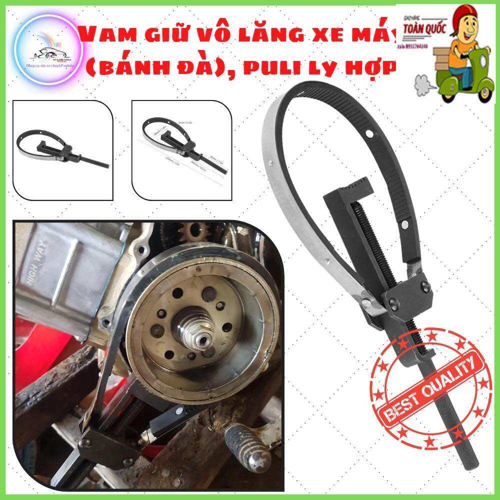 Vam cảo giữ vô lăng xe máy , bánh đà , puly li hợp xe máy đa năng