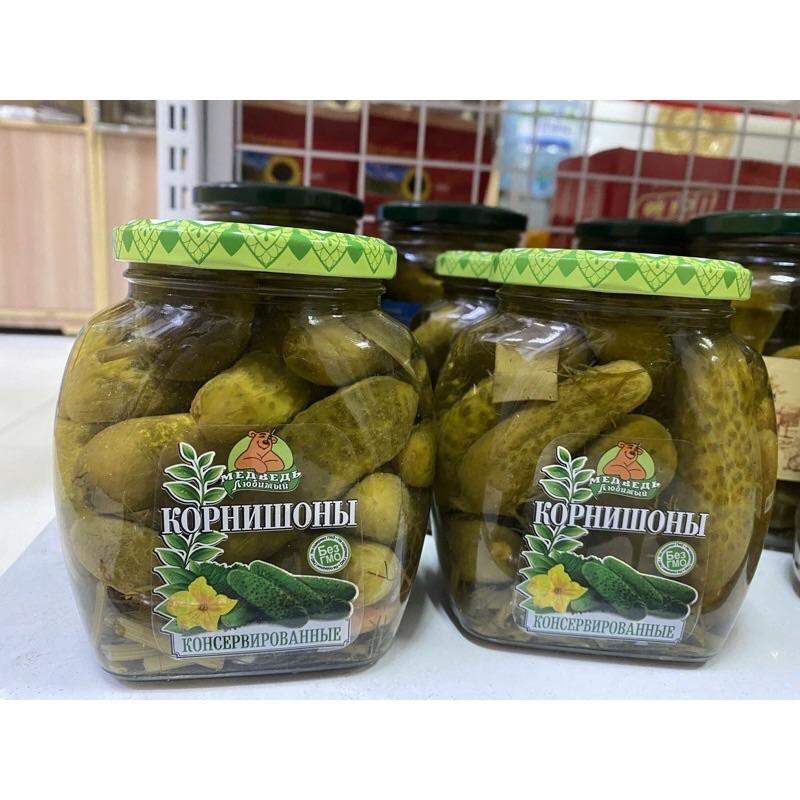 Dưa Chuột Muối 540g Nhập Khẩu Nga