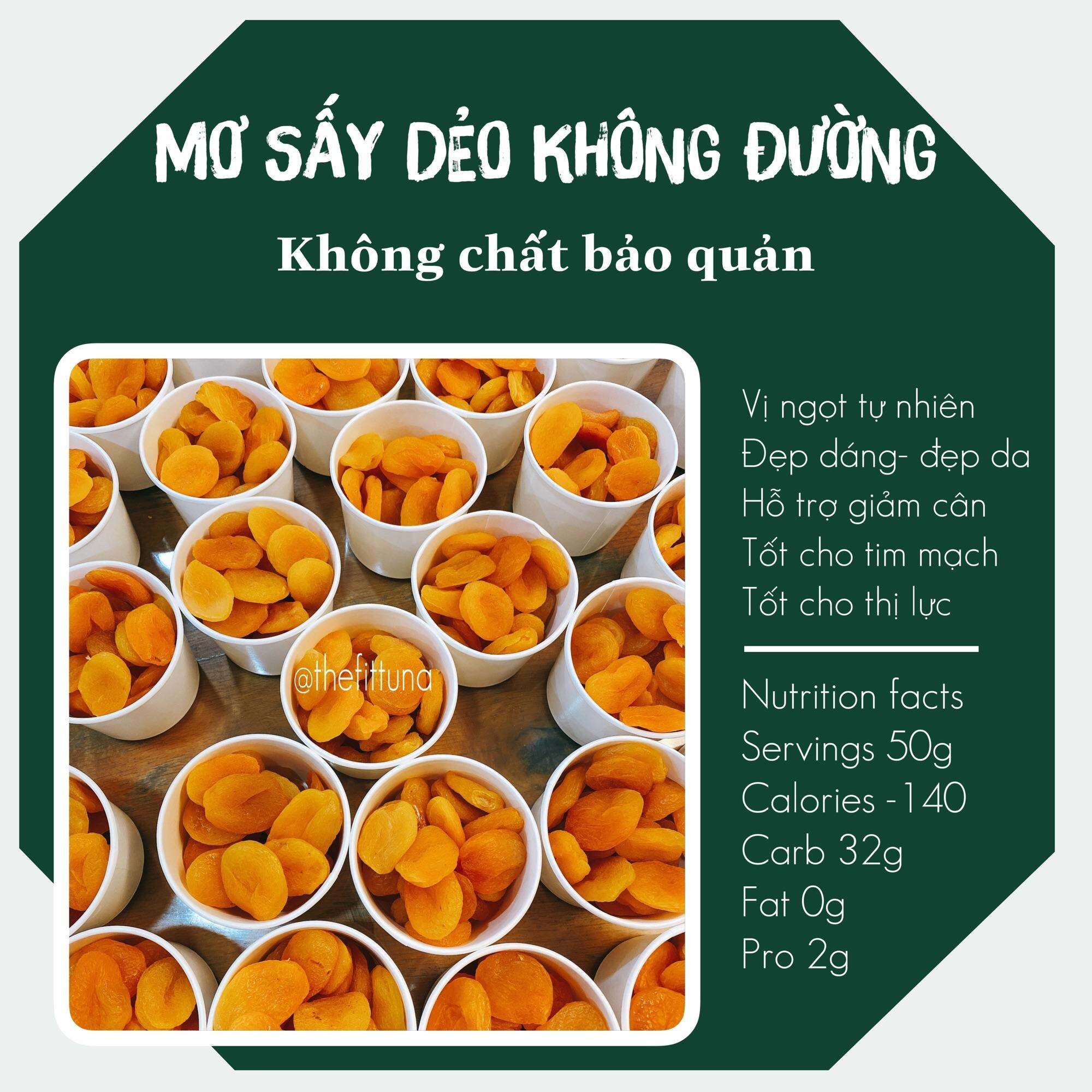 Mơ Sấy Dẻo Không Đường By Tuna