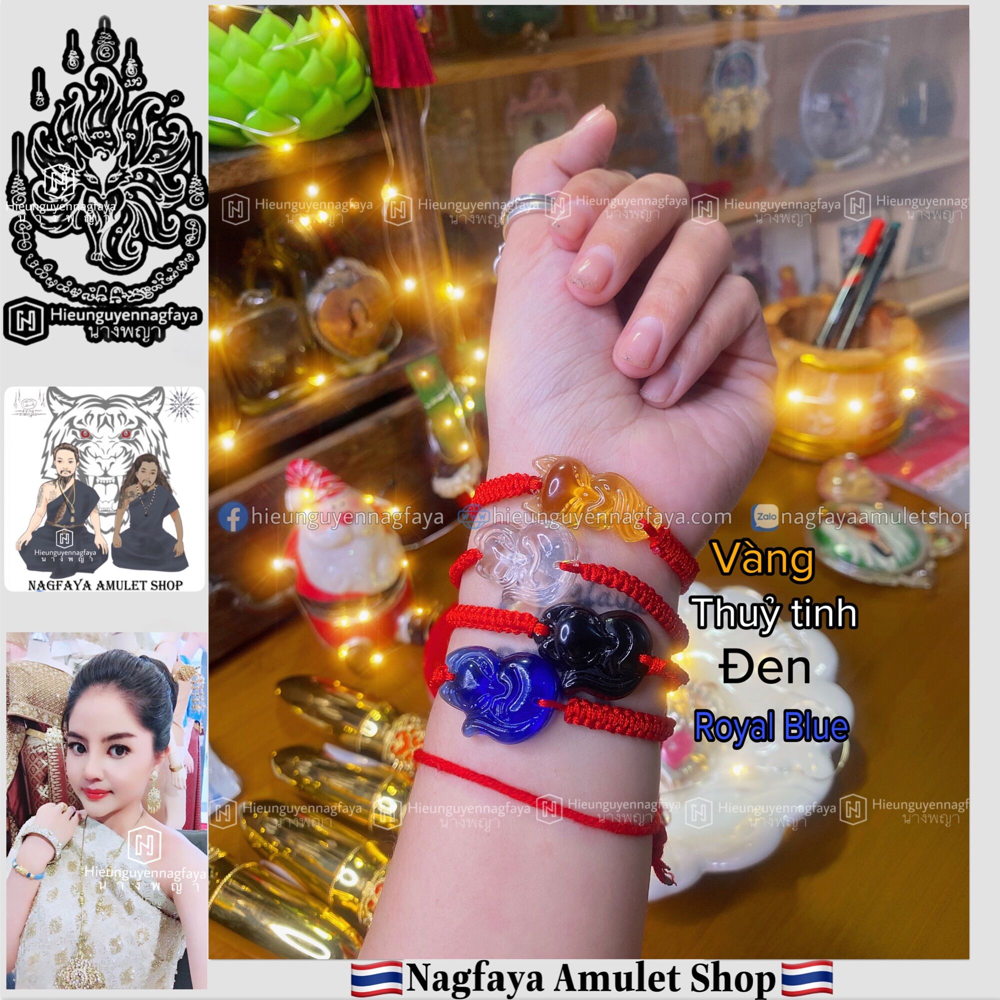 [[HÀNG THẬT]] Dây Chỉ Đỏ Hồ Ly Thuỷ Tinh Thái Lan - BIGSALE [hieunguyennagfaya]