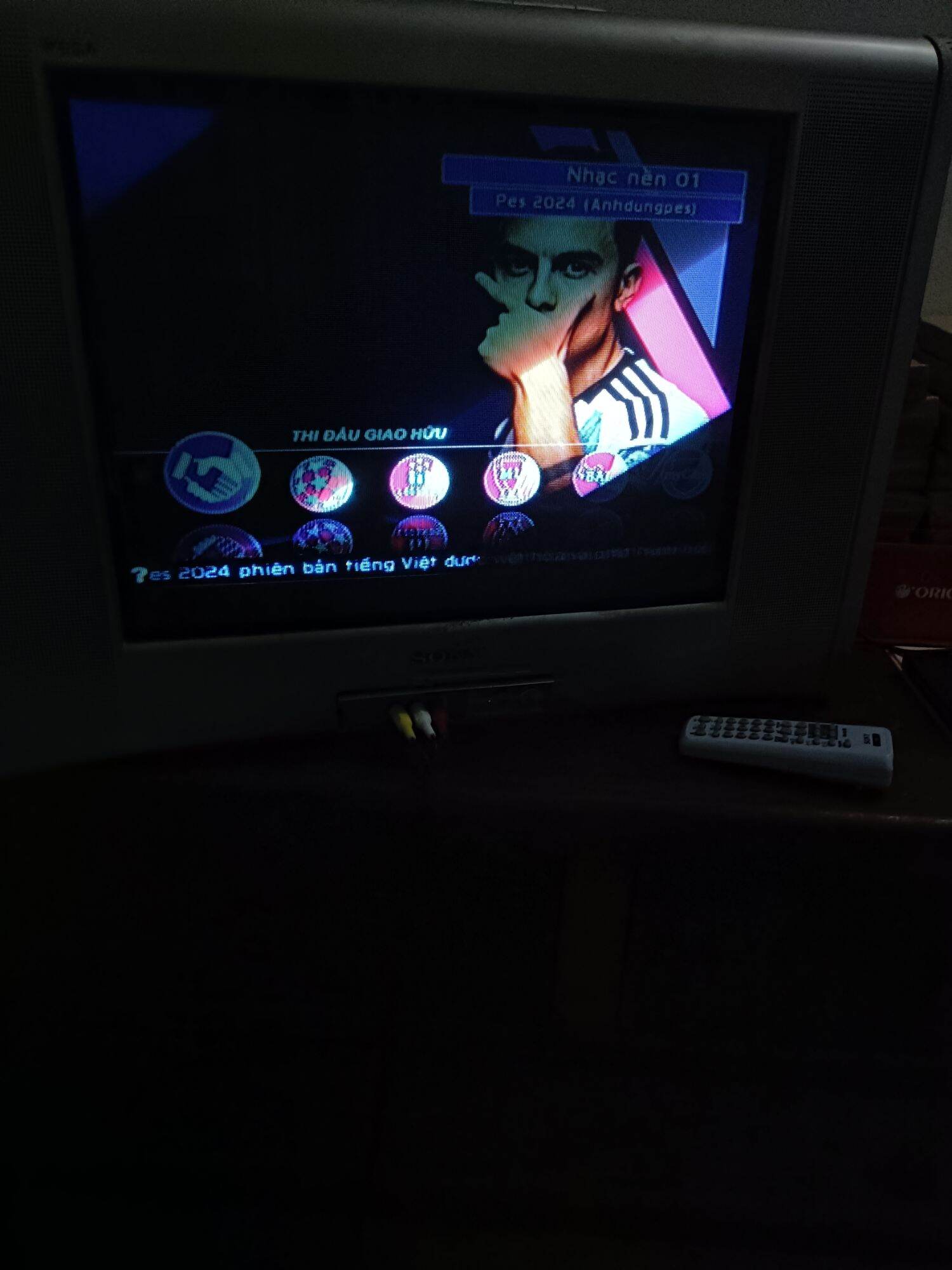 đĩa game ps2 pes 24 tiếng việt