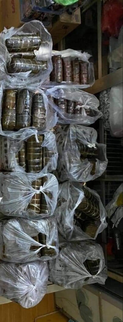 [Bánh Tét Miền Tây]_Combo 2 đòn_Nhân đậu ngọt ~500gr/đòn (có hút chân không)